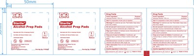 DOSAGE - EVR Alcohol Prep Pad